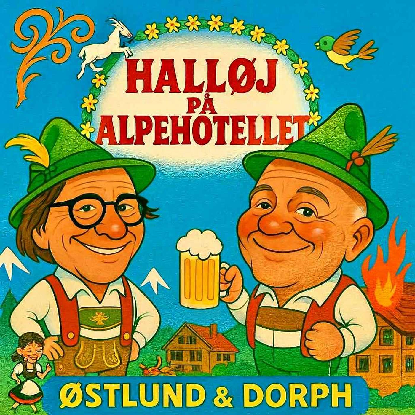 Halløj på alpehotellet 5 - En fridag i himlen i sporene på Dirch og Julie artwork