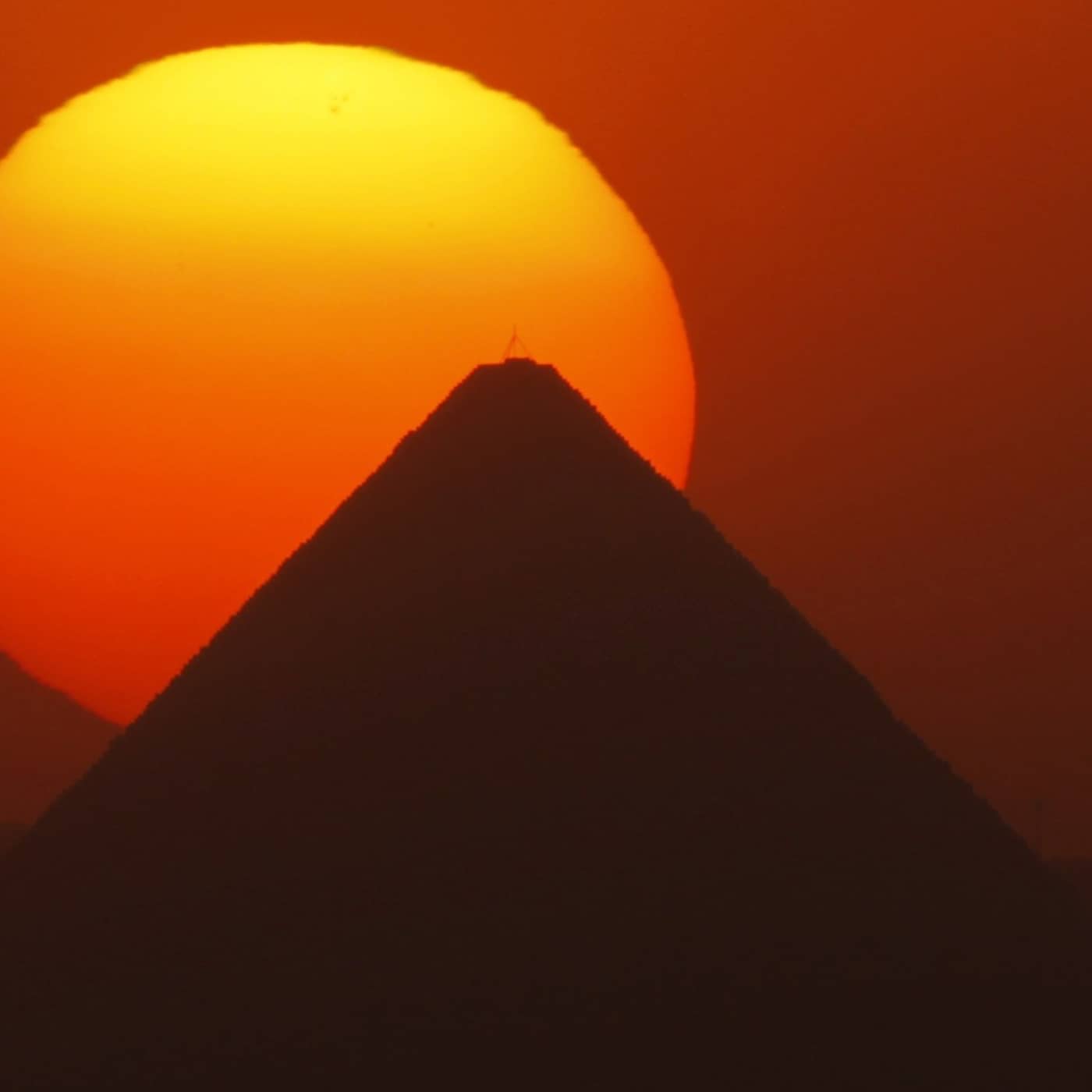 Pyramidbyggarna från yttre rymden artwork