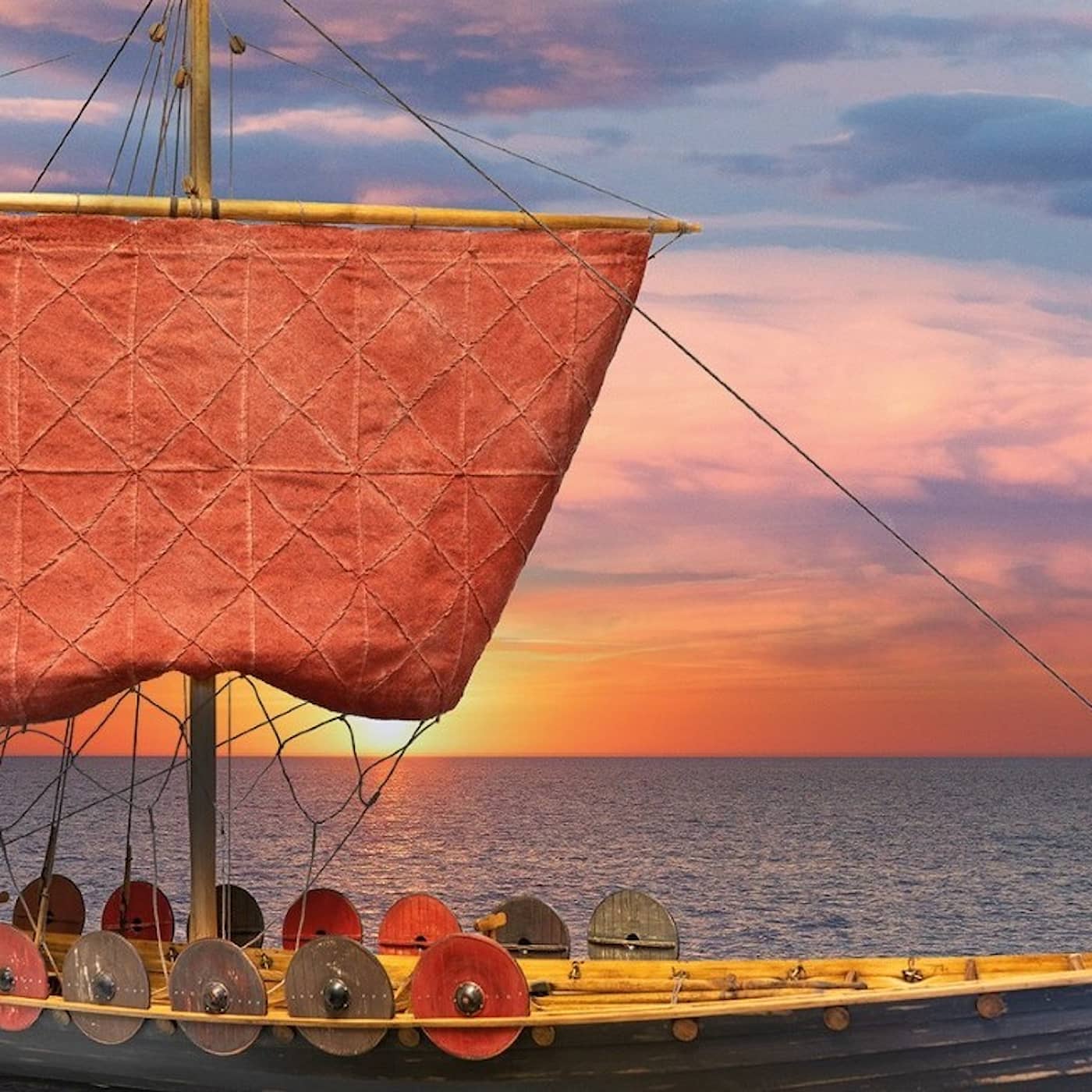 Historiens första vikingatåg artwork