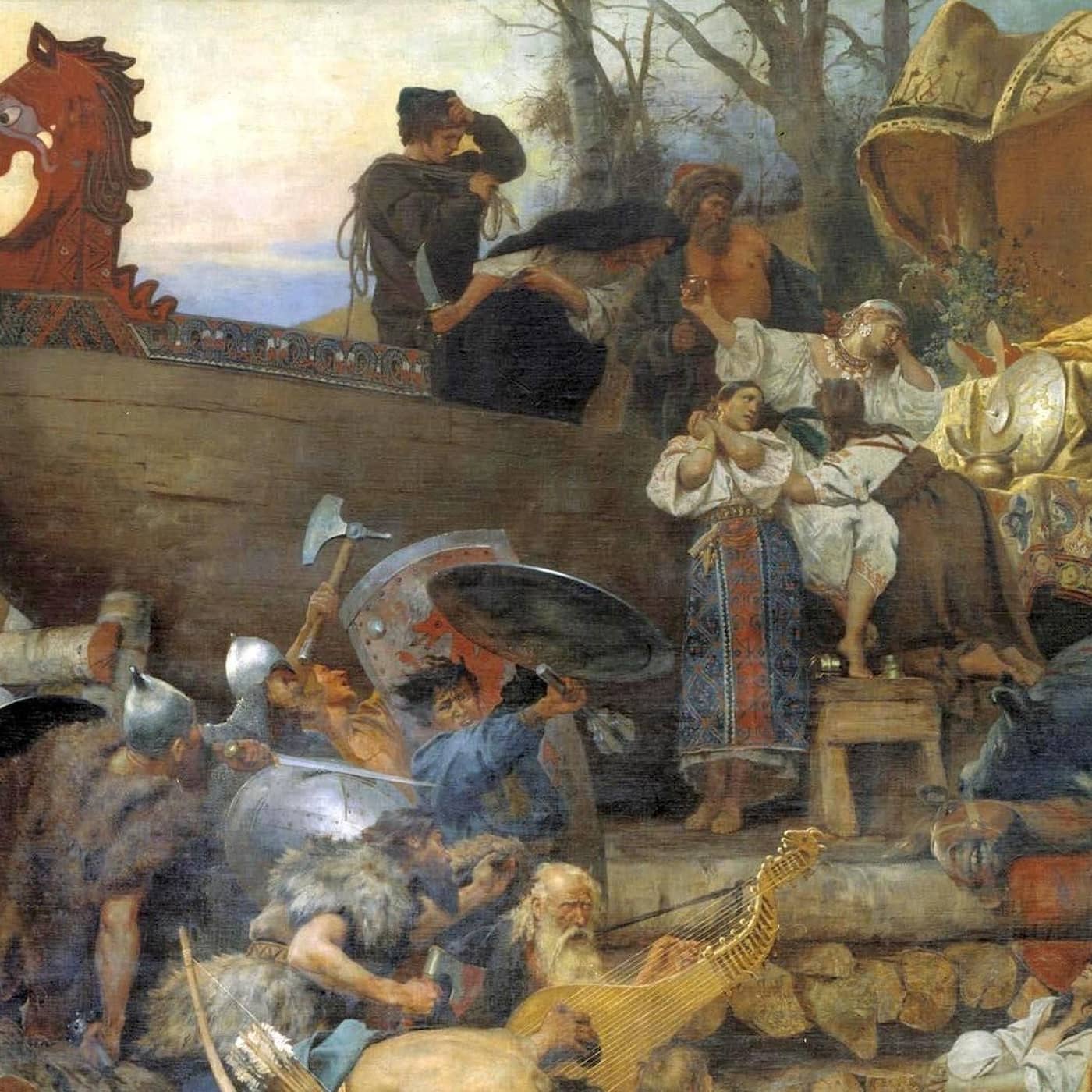 Ibn Fadlans möte med vikingar artwork