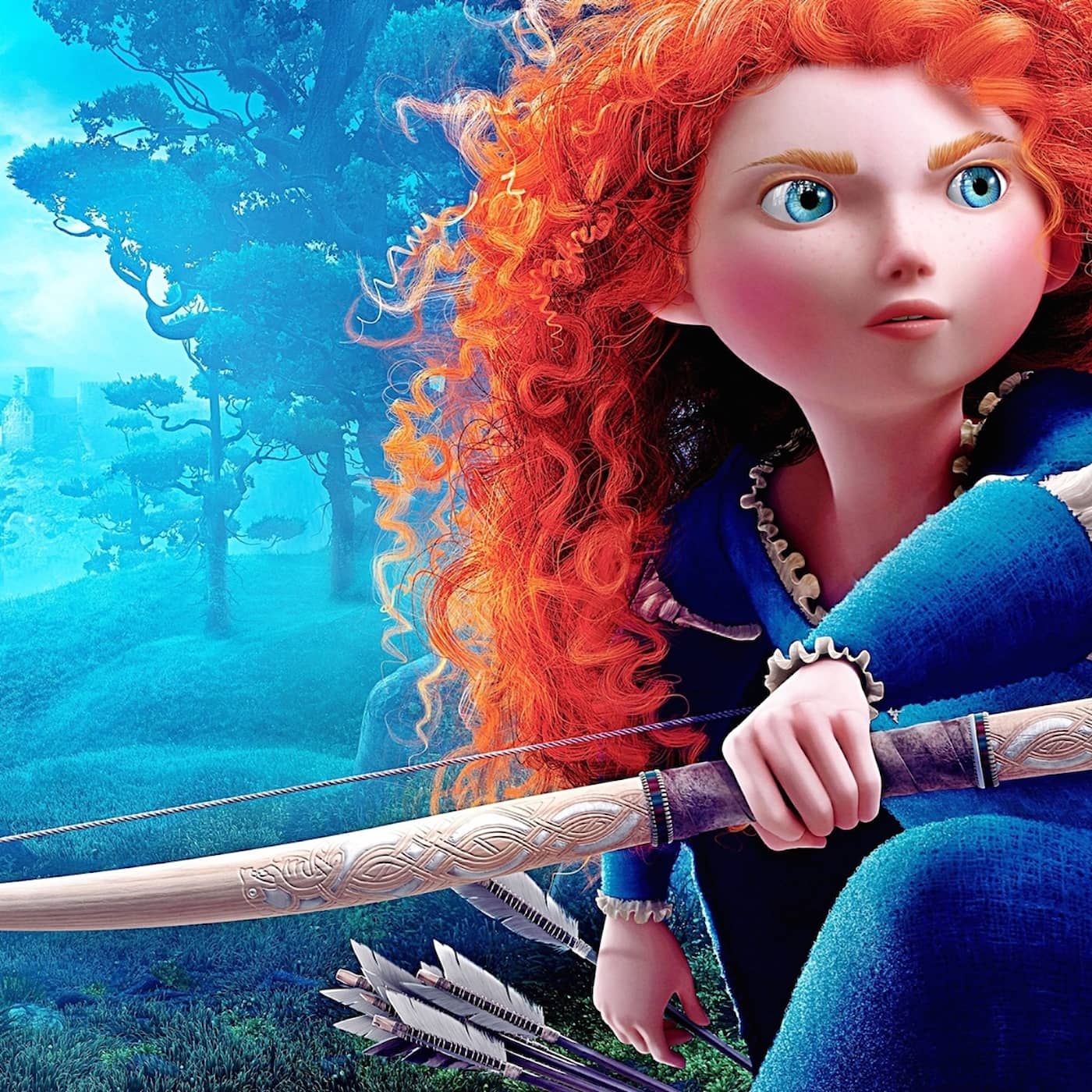 Kvinnliga pilbågar och krig artwork