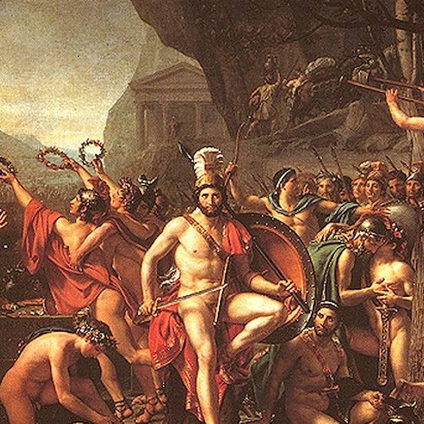 Slagen vid Thermopyle och Salamis artwork
