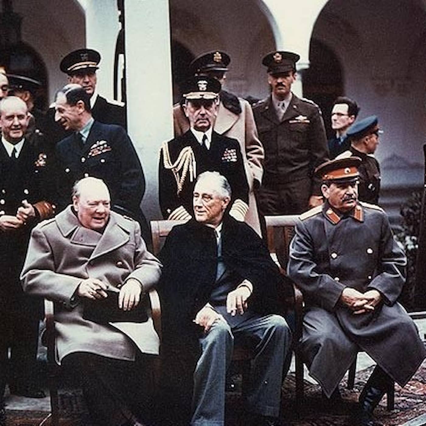 Jaltakonferensen 1945 beseglade världens öde artwork