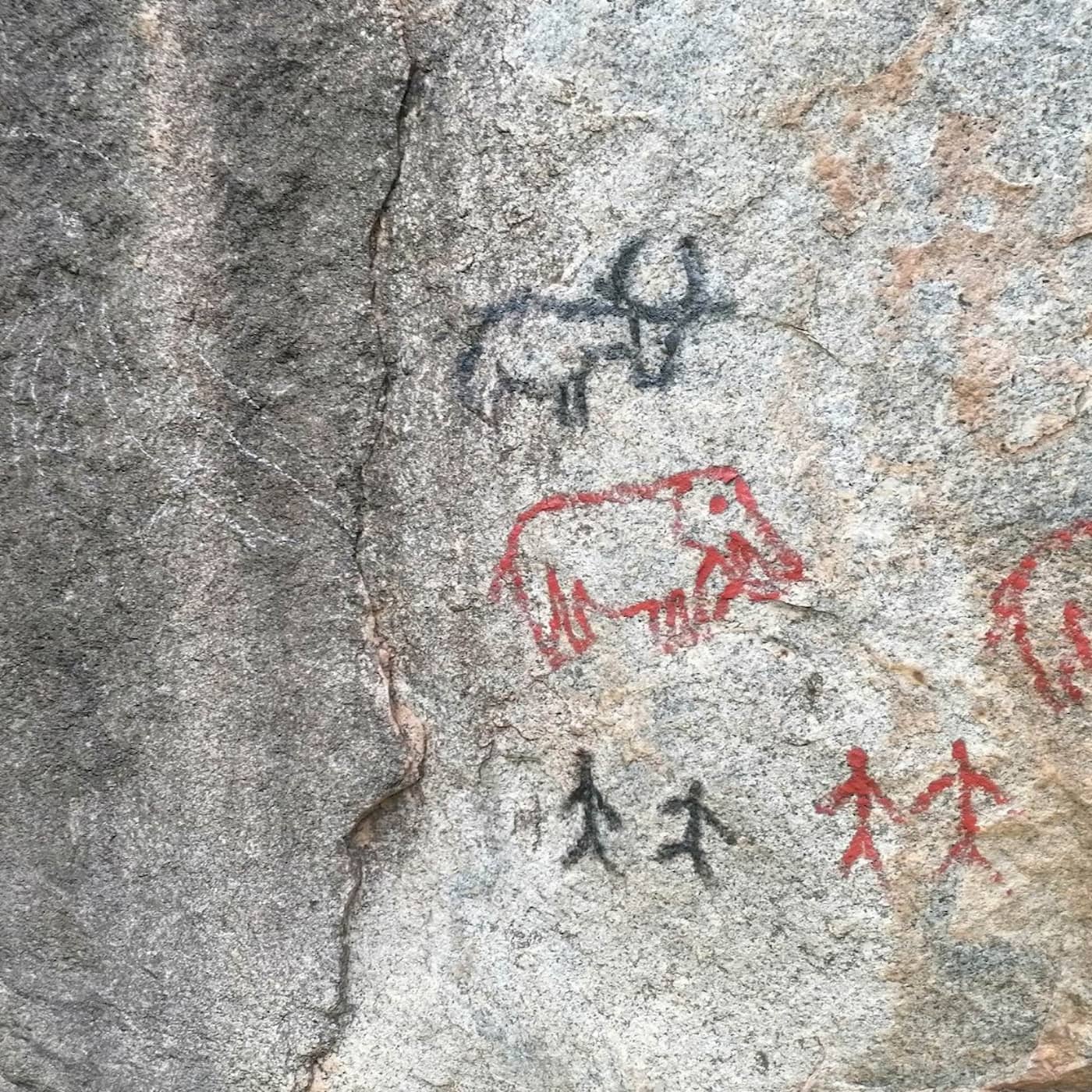 Moderna hällbilder ger ledtrådar till bronsåldern artwork