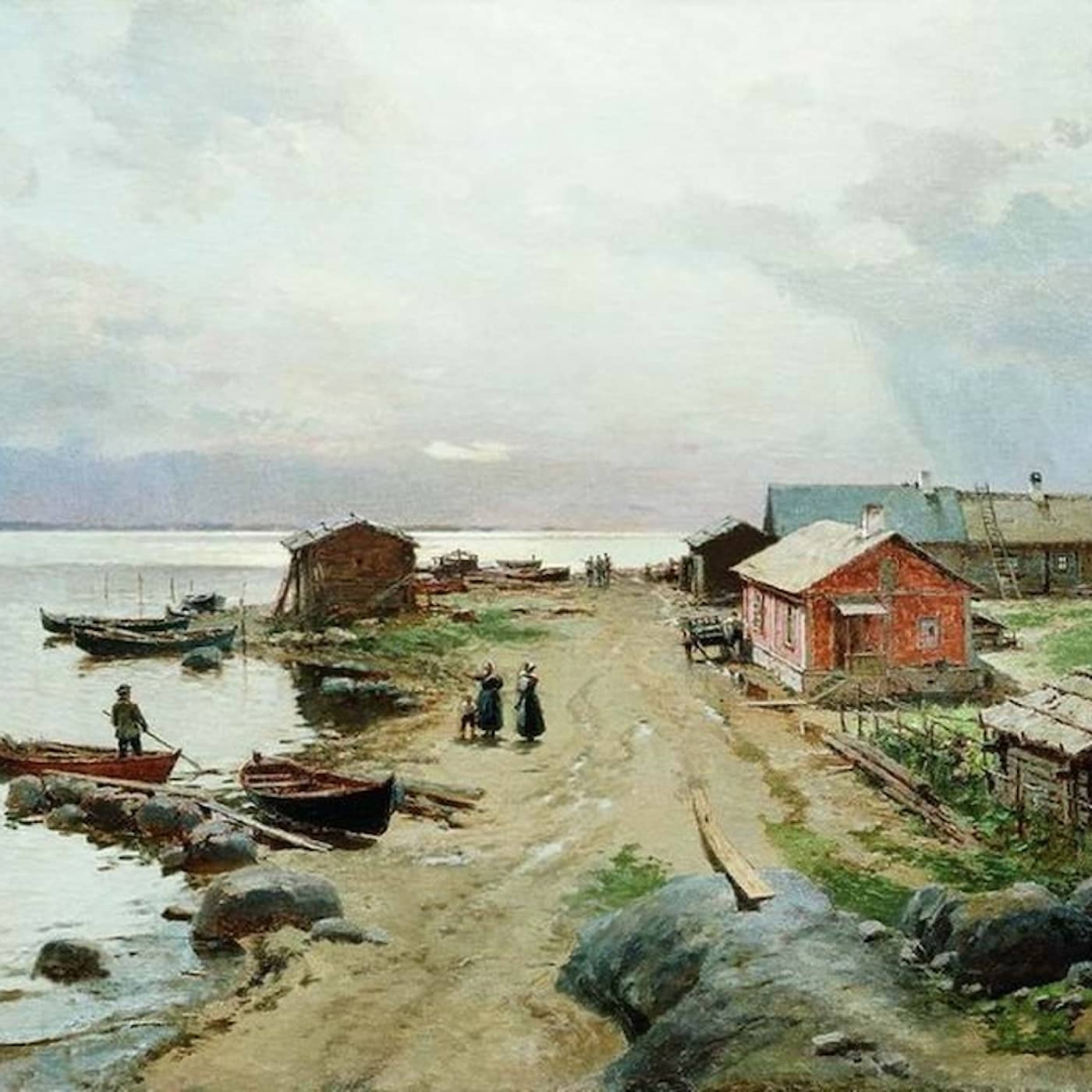 Öländska korstågsbönder först i Estland artwork