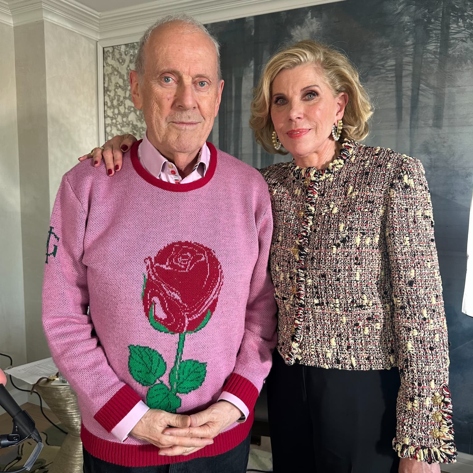 Rosebud in NYC - Christine Baranski artwork