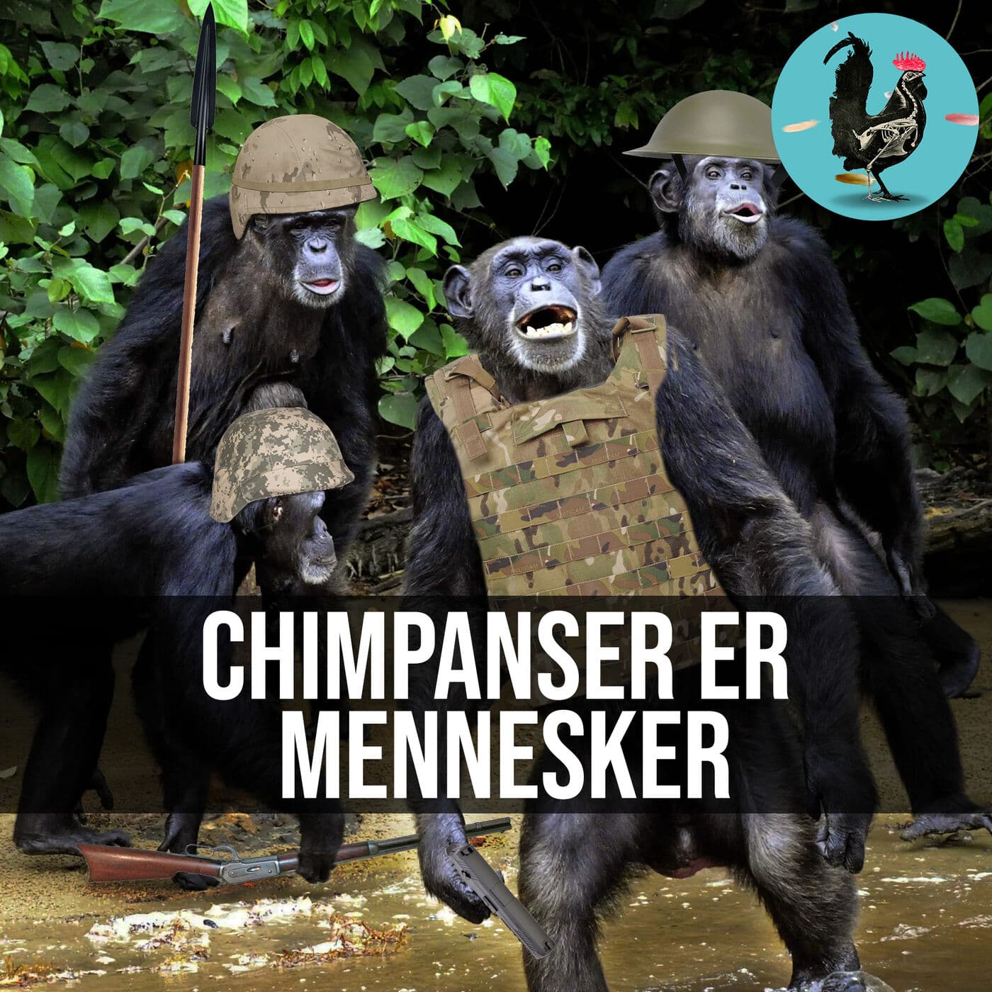 #045: Brutale og liderlige chimpanser artwork