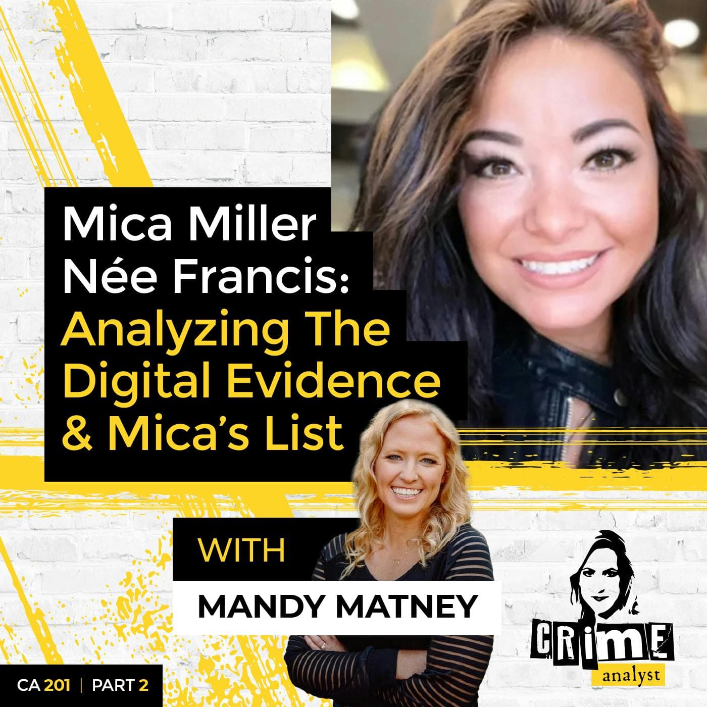 Ep 201: Mica Miller Née Francis: Analysing The Digital Evidence and Mica’s List, Part 2 artwork