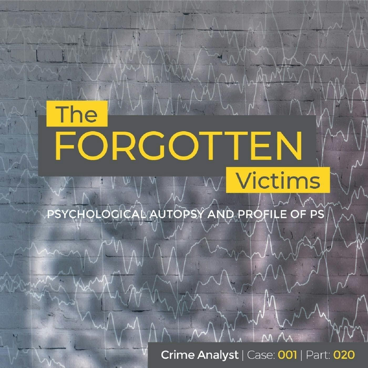 Ep 25: The Forgotten Victims | Part 20 | Psychological Autopsy and Profile of PS artwork
