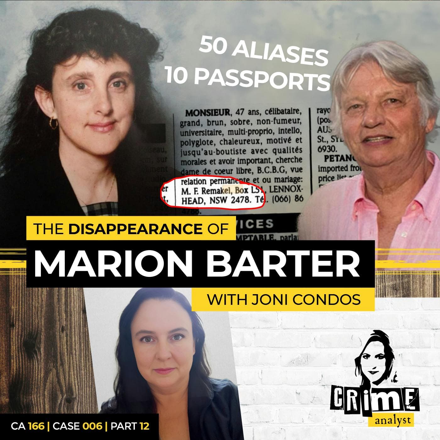 Ep 166: The Disappearance of Marion Barter with Joni Condos, Part 12 artwork