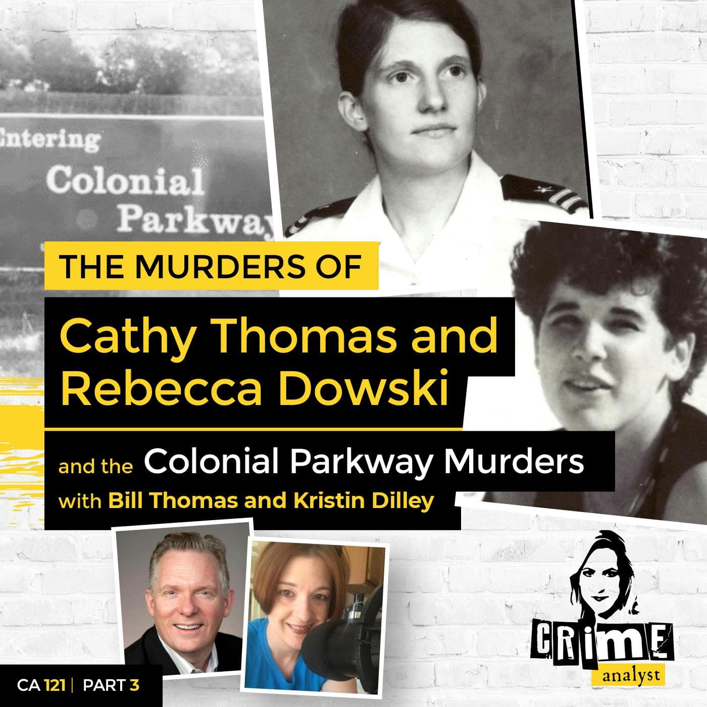 Ep 121: The Murders of Cathy Thomas and Rebecca Dowski and the Colonial Parkway Murders, Part 3 artwork