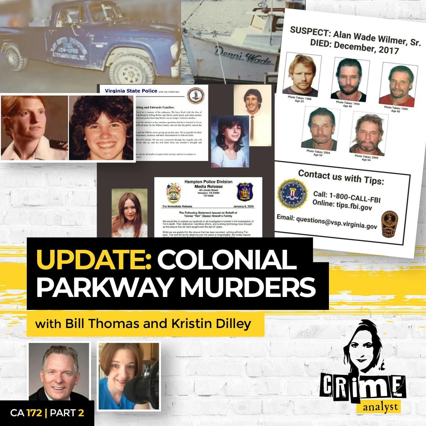 Ep 172: UPDATE: Serial Killer Identified in the Colonial Parkway Murders, Part 2 artwork