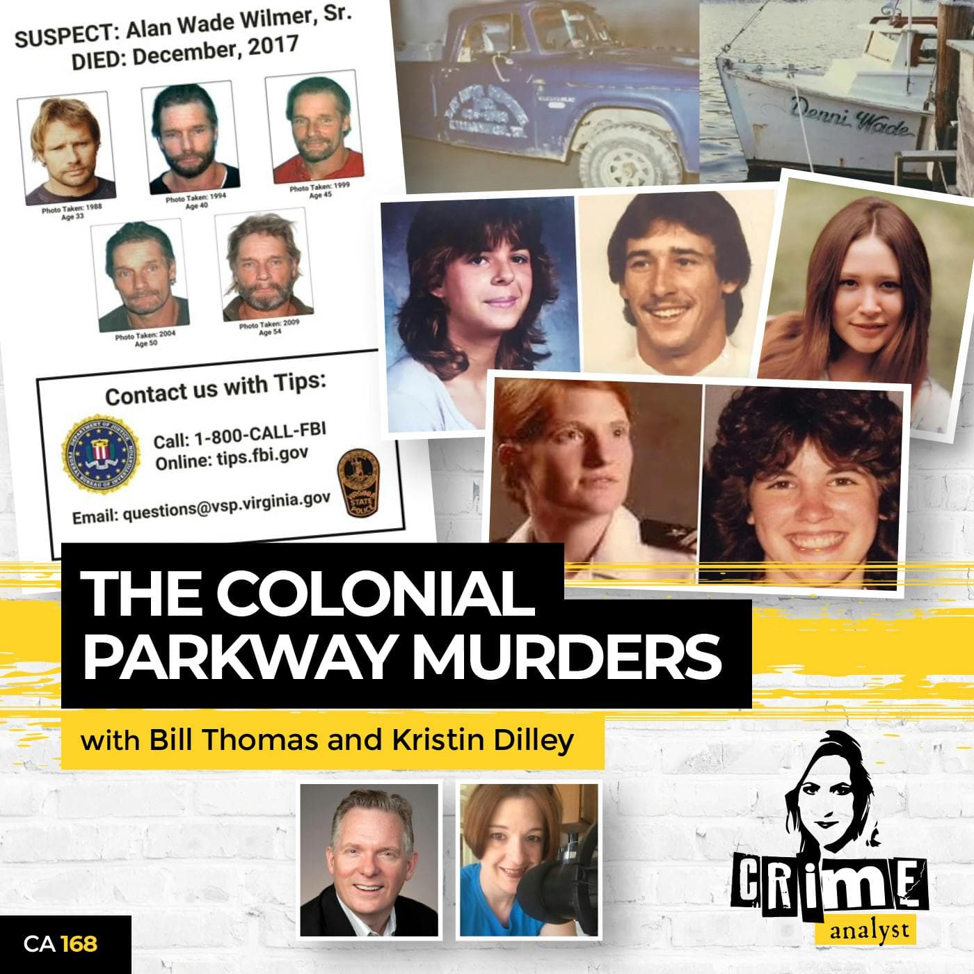 Ep 168: UPDATE: Serial Killer Identified in the Colonial Parkway Murders, Part 1 artwork