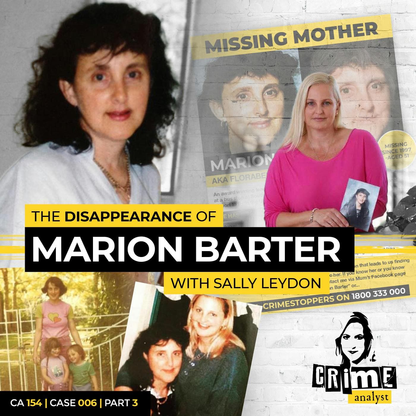 Ep 154: The Disappearance of Marion Barter with Sally Leydon, Part 3 artwork