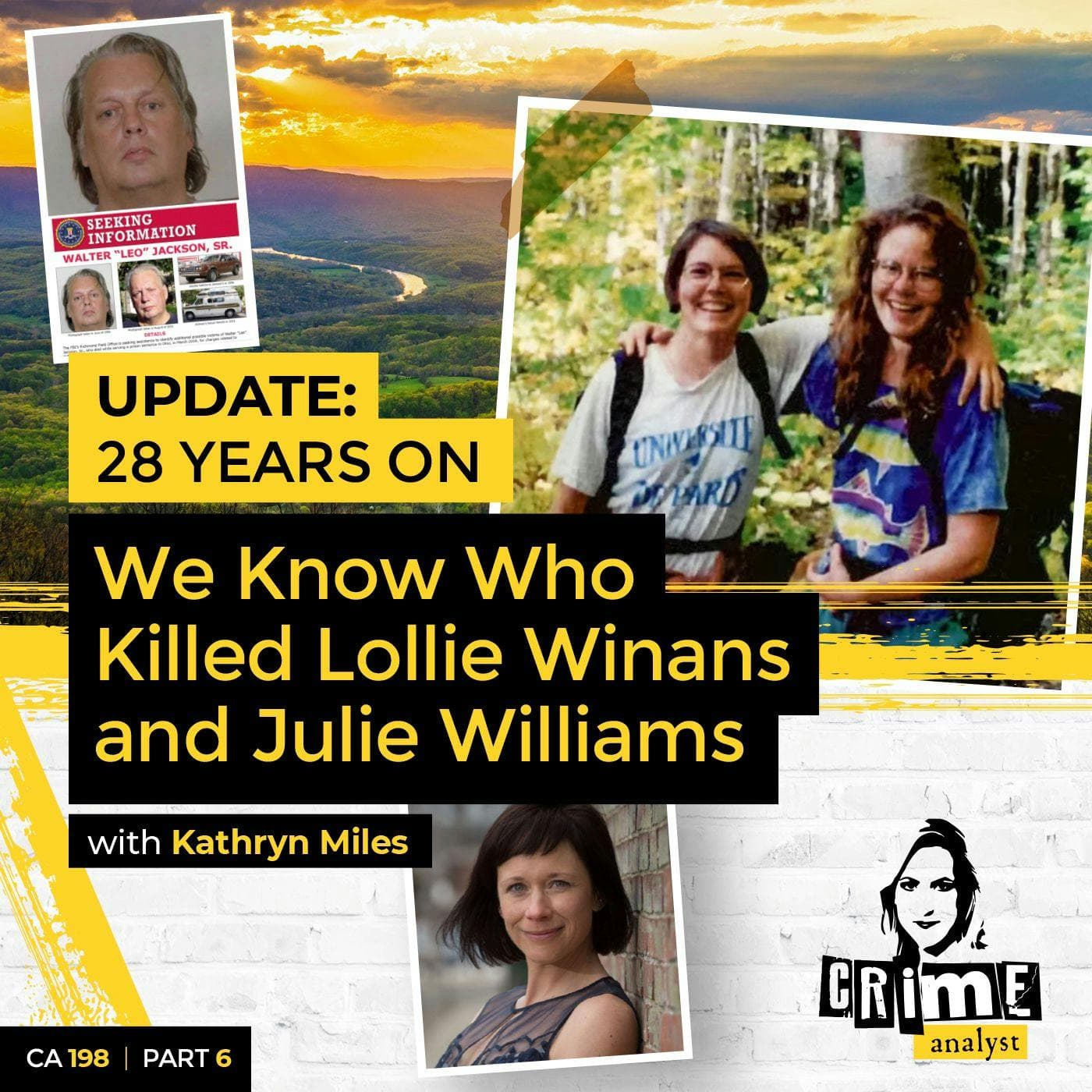 Ep 198: Update: 28 Years On We Know Who Killed Lollie Winans and Julie Williams? Part 6 with Kathryn Miles artwork