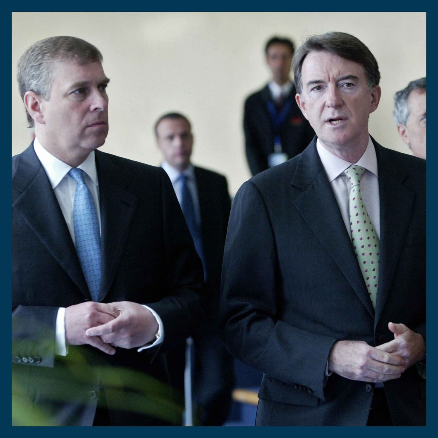 When Andrew met Mandelson artwork