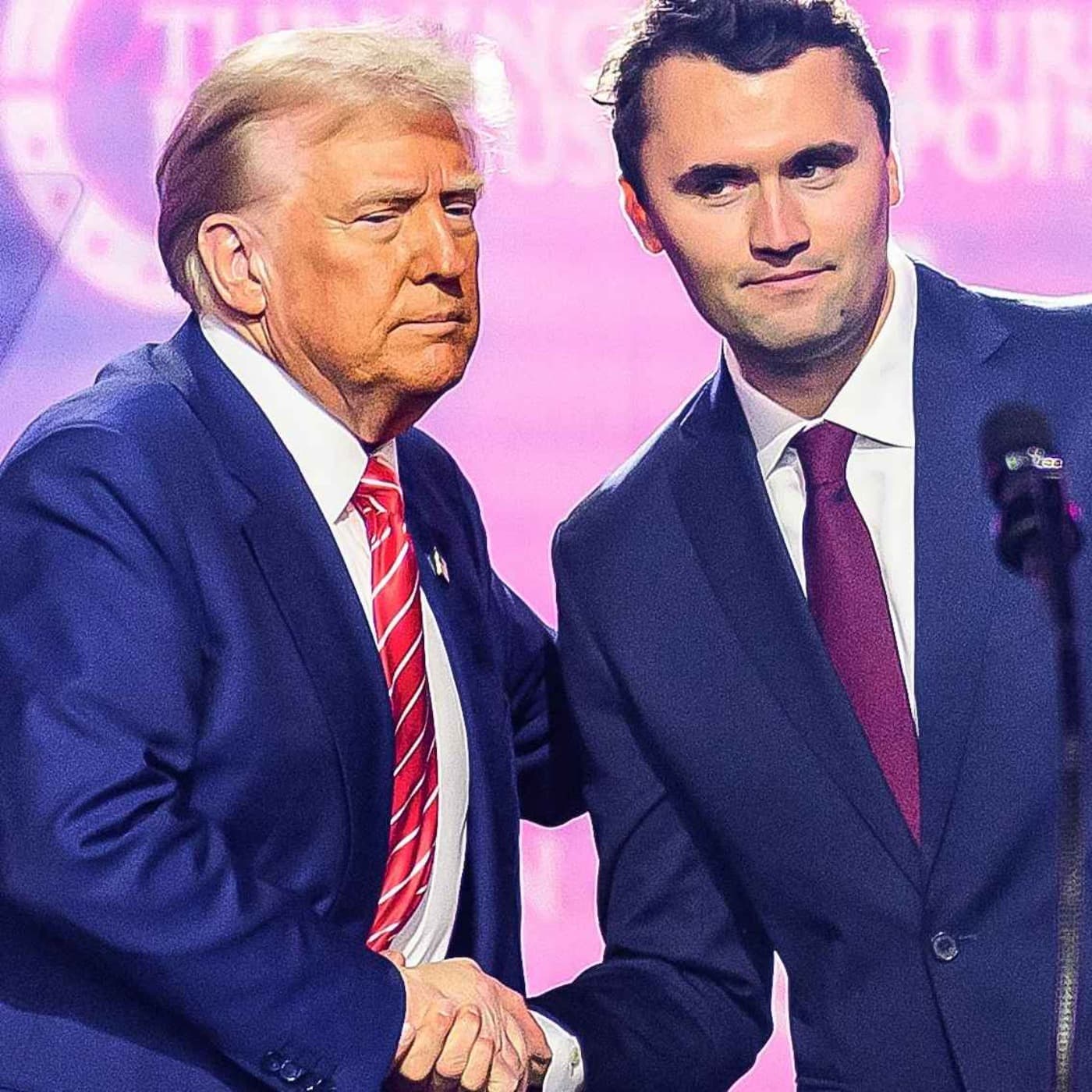 Charlie Kirk and the rise of political violence in the US artwork