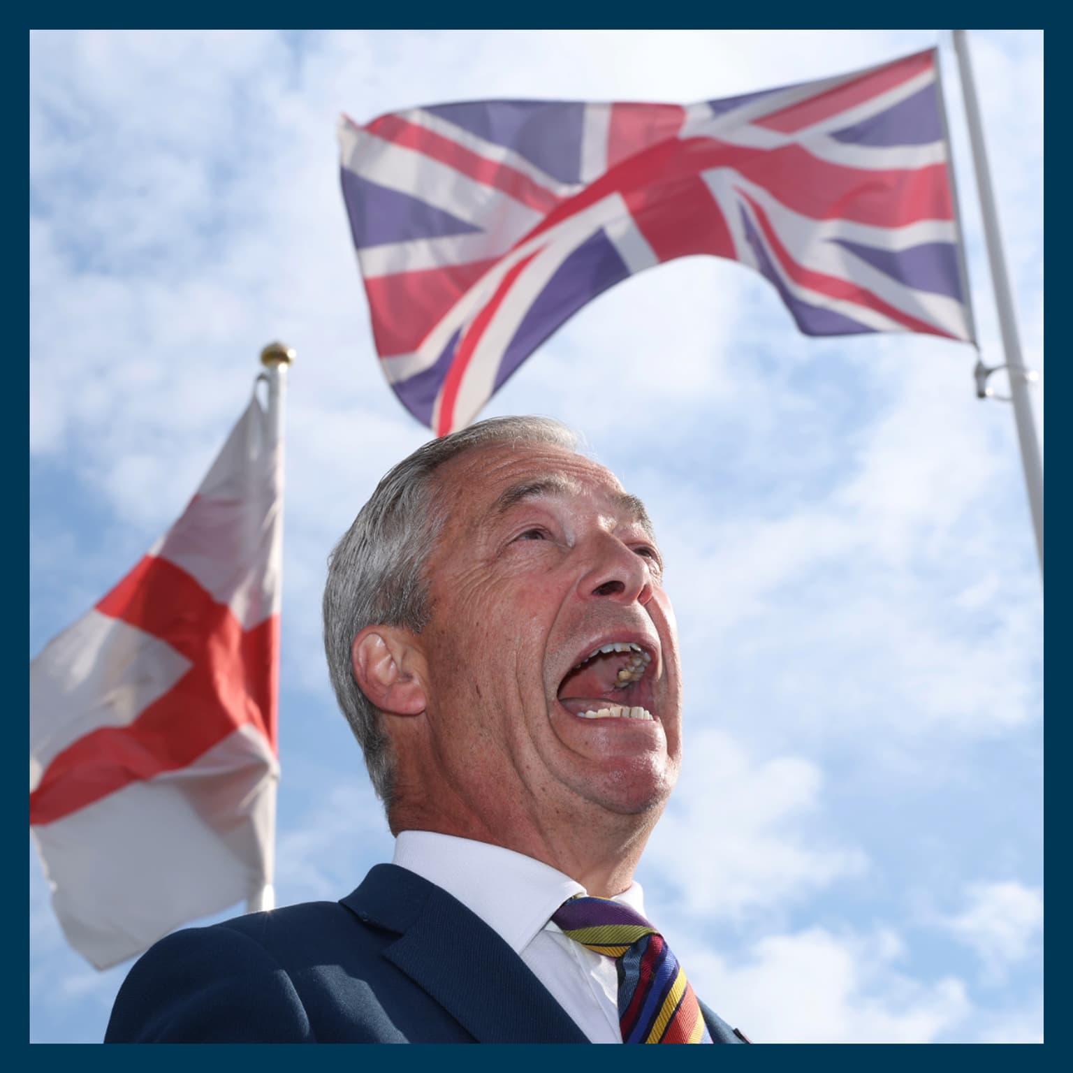 Inside Farage’s political earthquake artwork