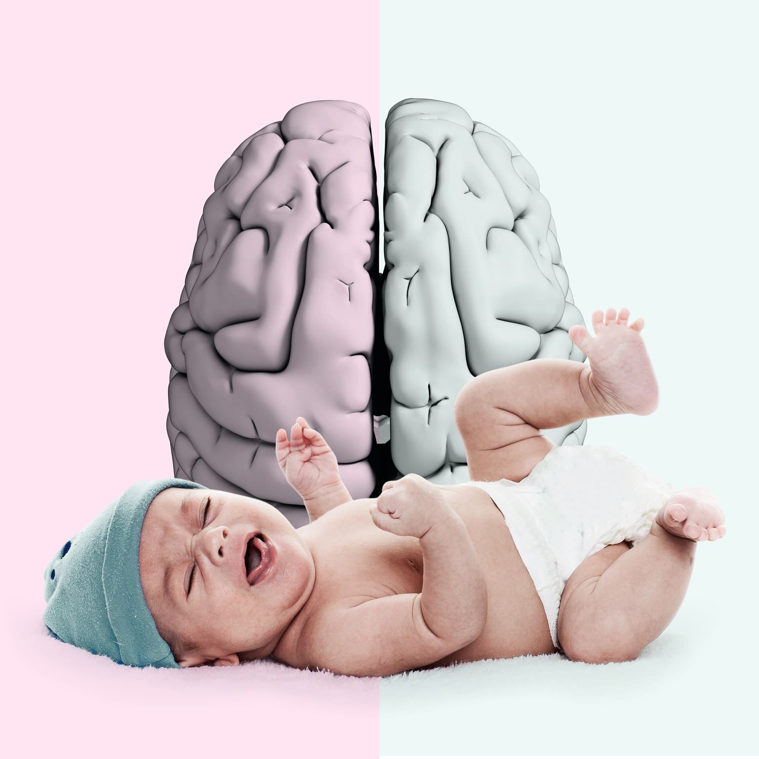How men's brains change when they become dads artwork