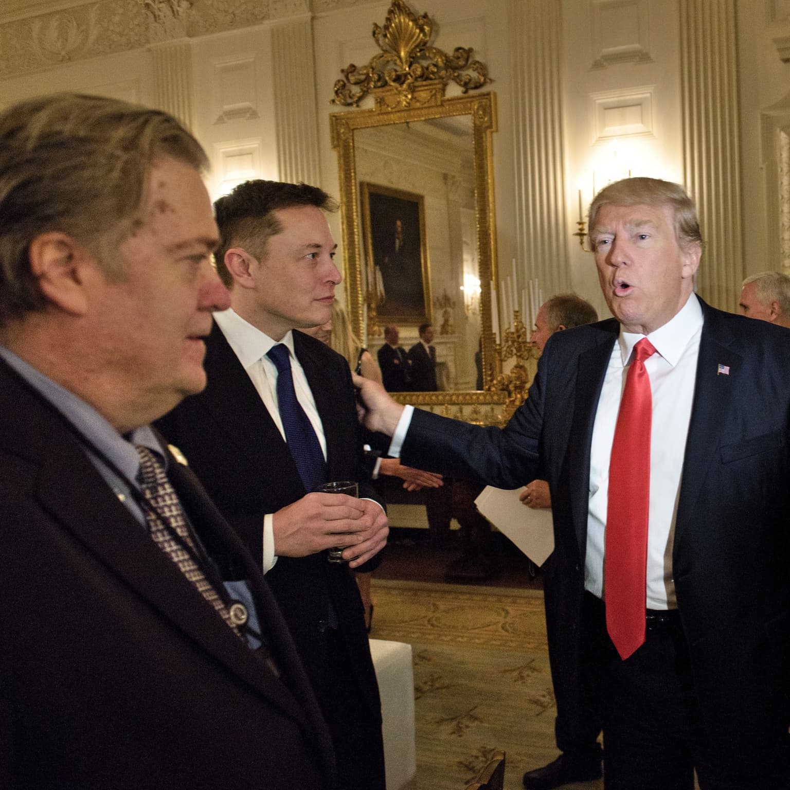 Bannon vs Musk: The battle for the soul of Donald Trump artwork