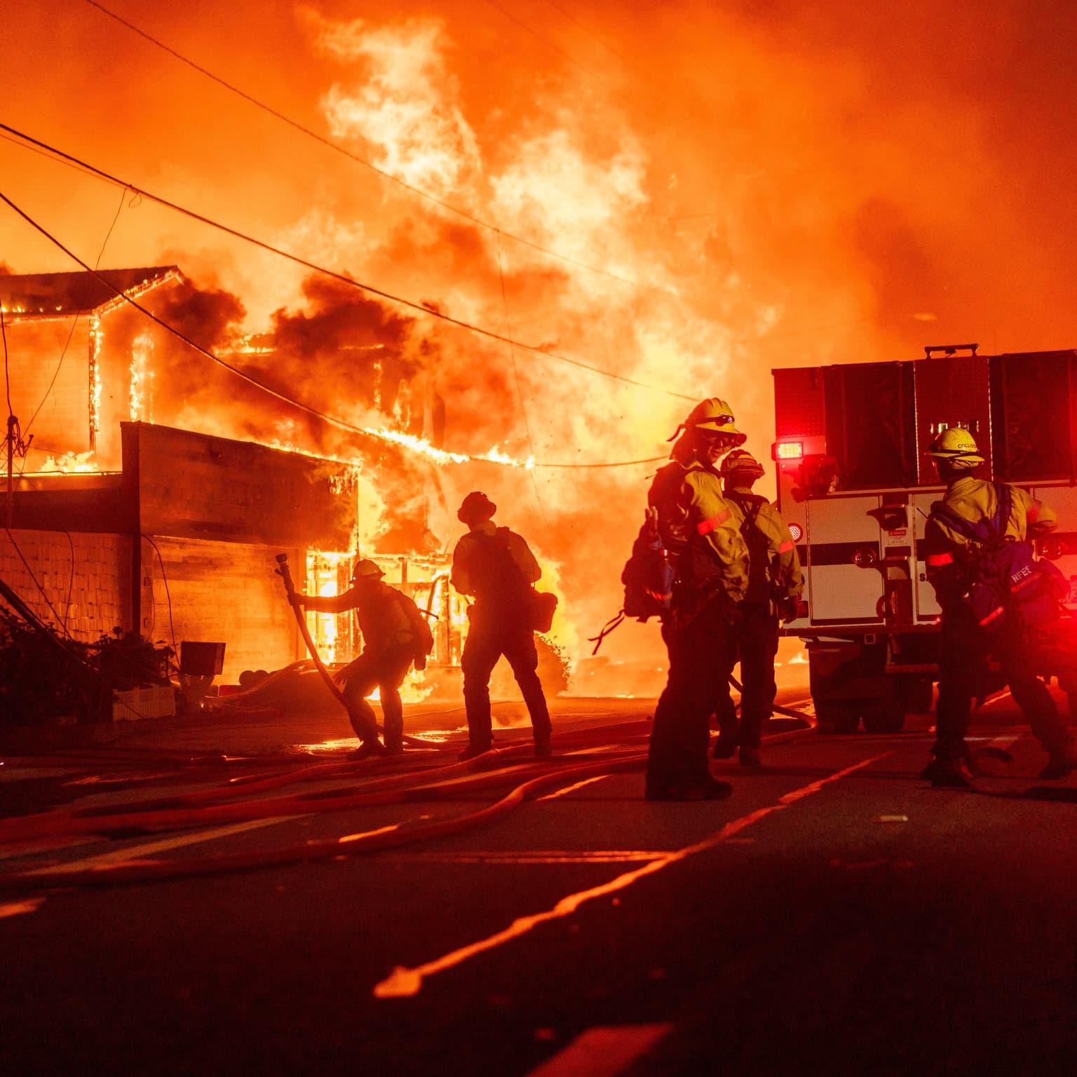 'We’re praying for mercy here': Escaping the LA inferno artwork