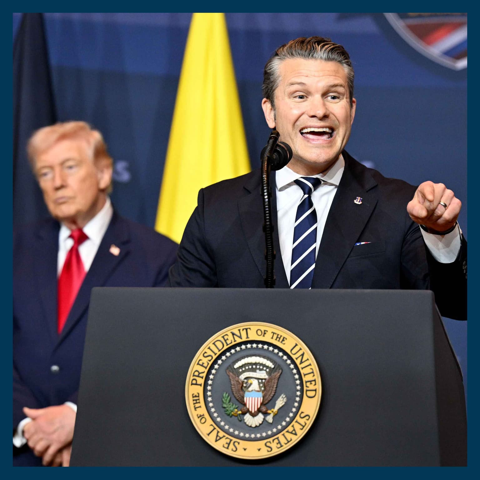 Pete Hegseth: the former TV host selling Trump’s war artwork
