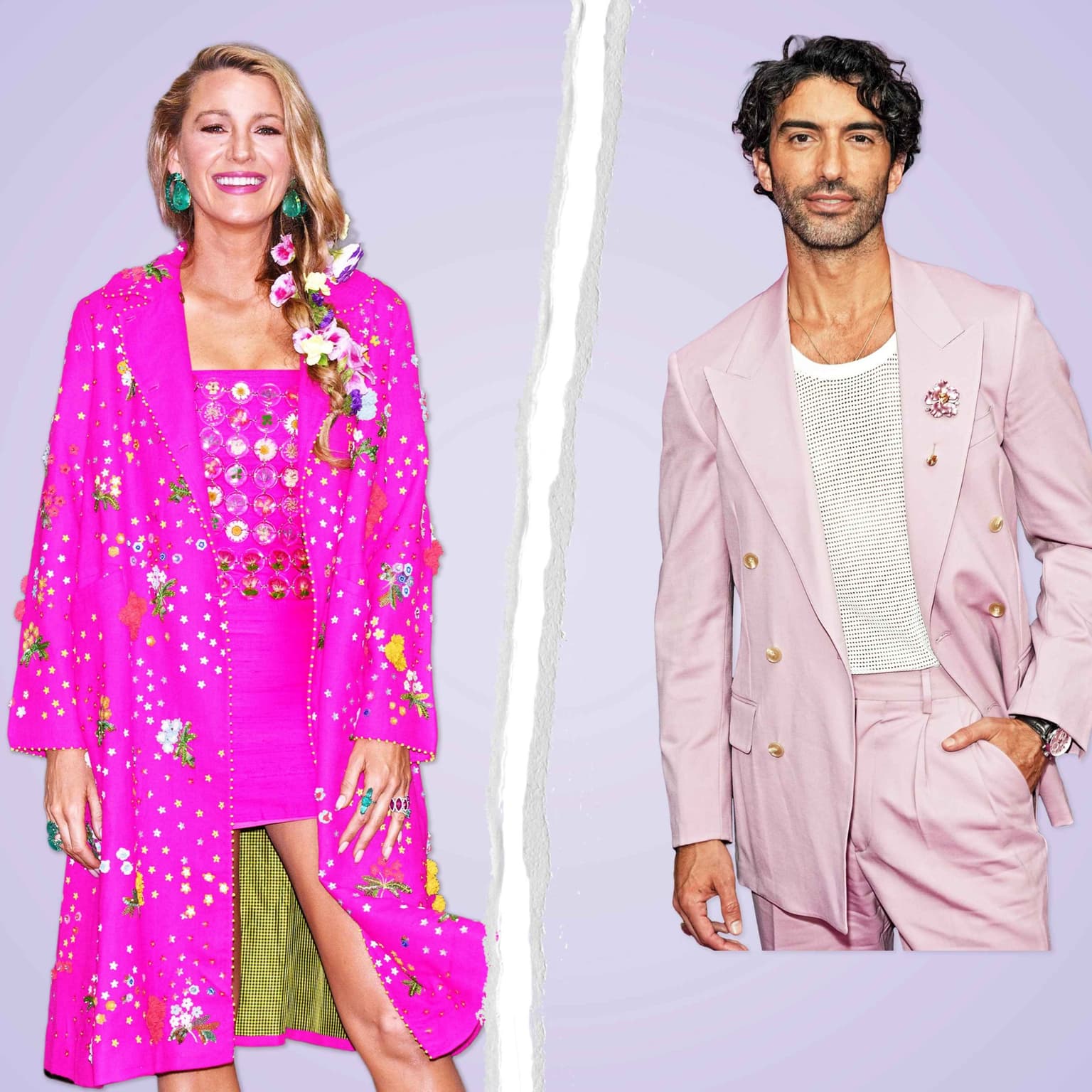 Blake Lively v Justin Baldoni artwork