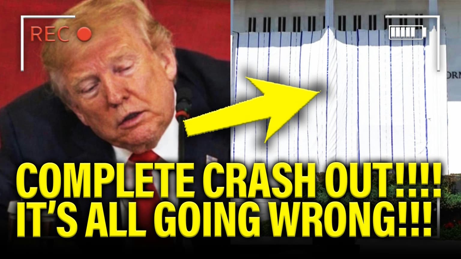 Trump Suffers Birthday Disaster with Total Crash Out artwork