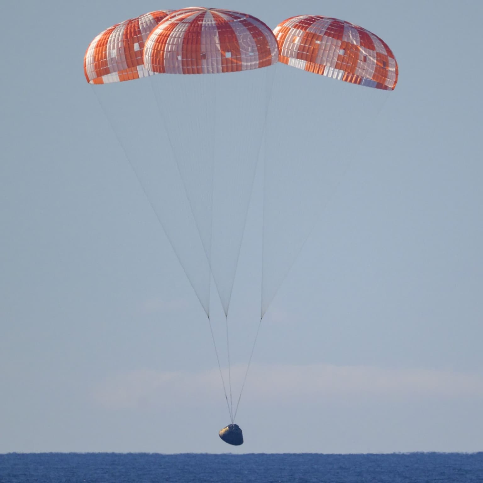 Artemis II splashdown artwork