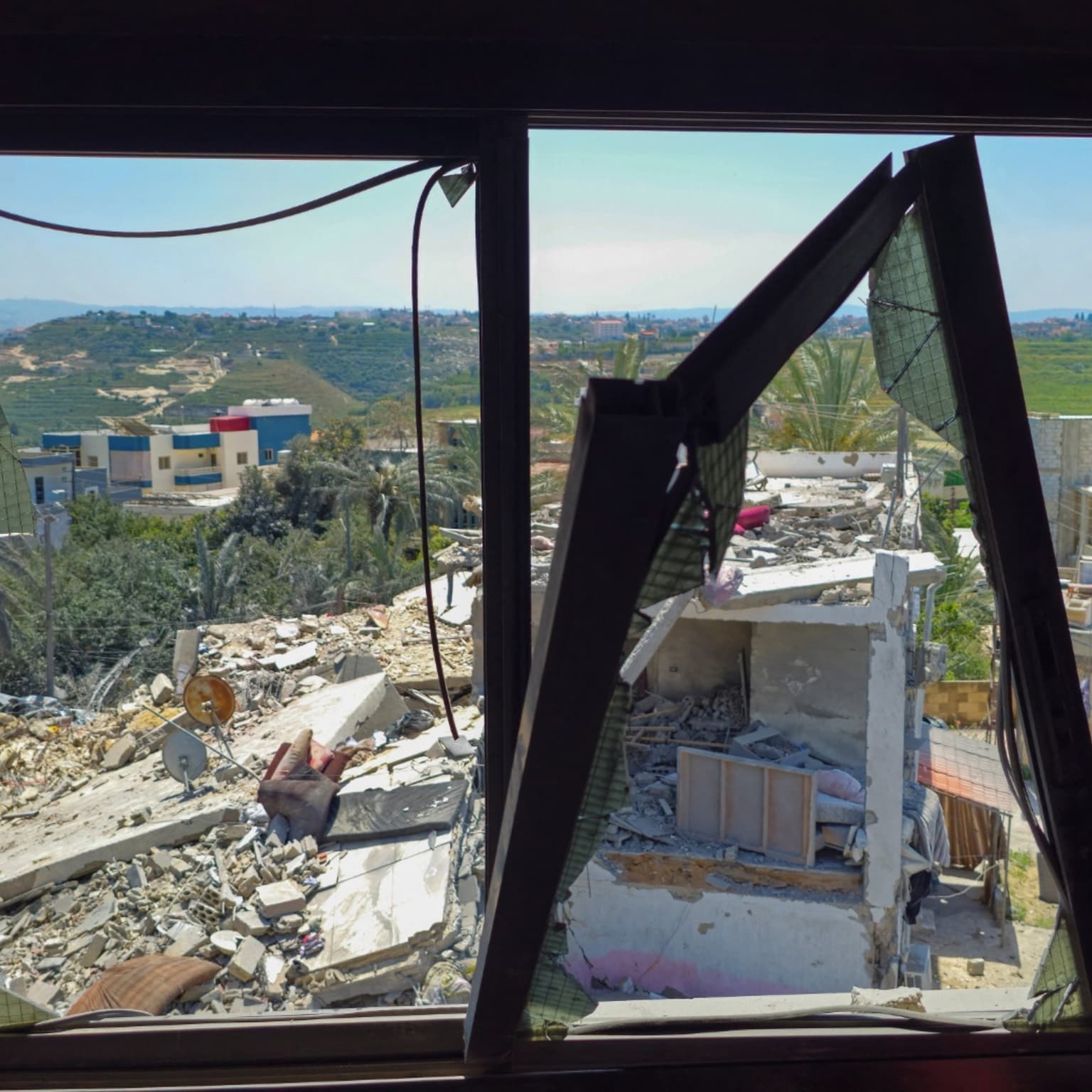 Israel continues airstrikes in Lebanon artwork