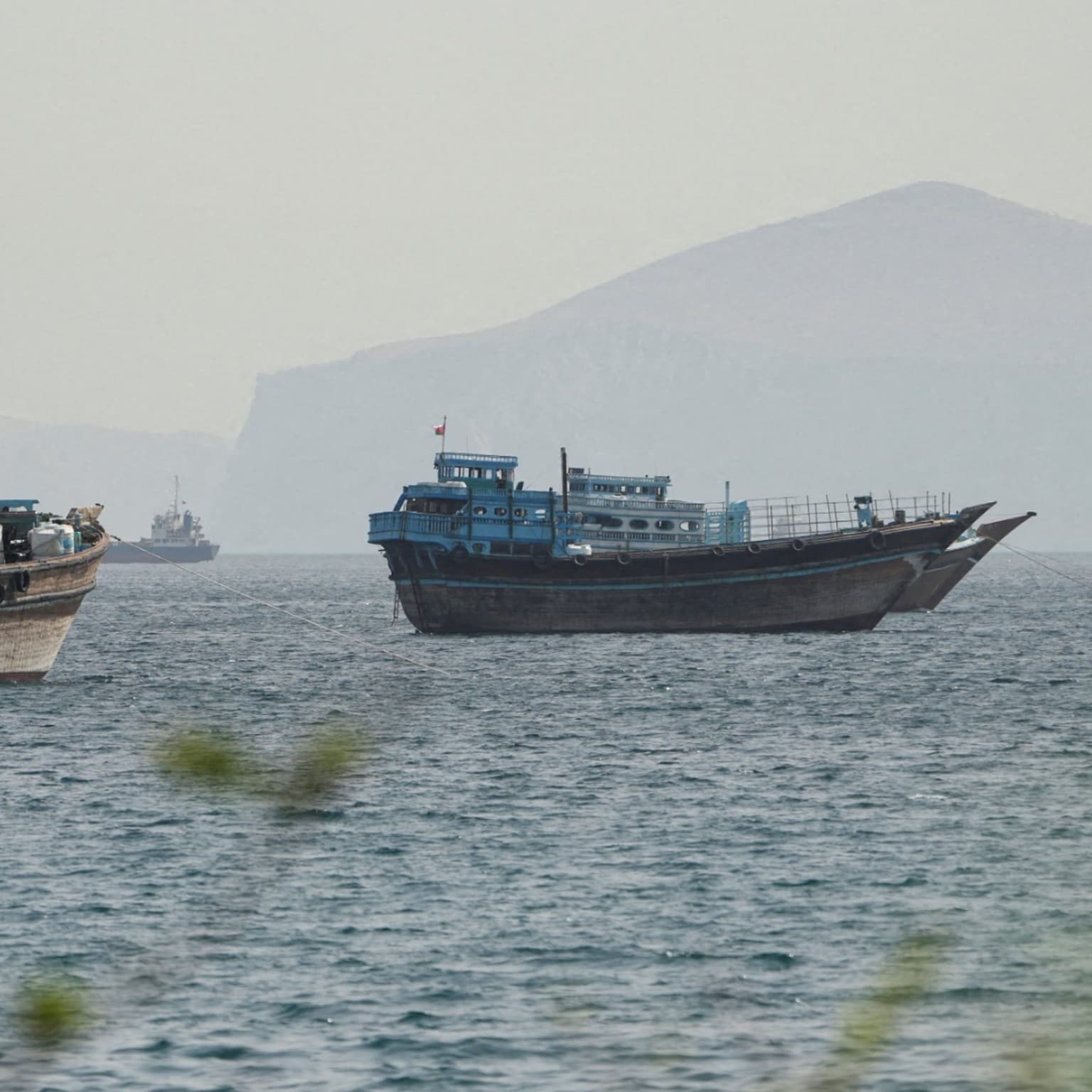 US and Iran exchange fire artwork