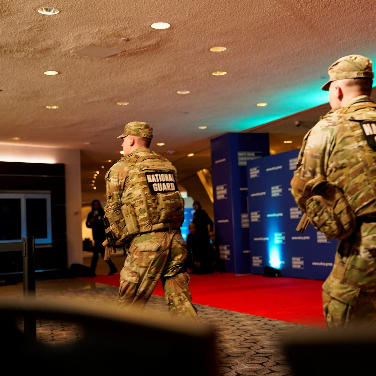 Donald Trump evacuated from dinner after shots fired artwork