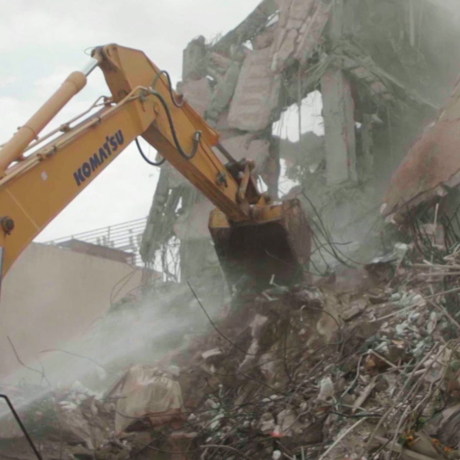 Inside Tehran: 'My daughter is under the rubble' artwork