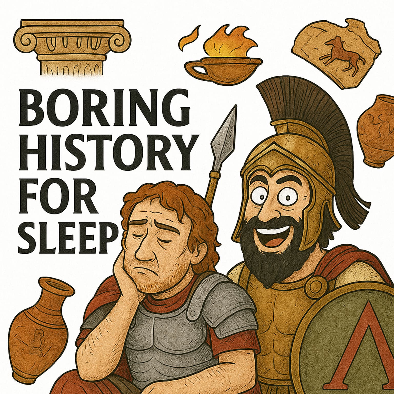 Boring History For Sleep | Rome Conquered Greece… and Immediately Copied Everything 🏛️ artwork