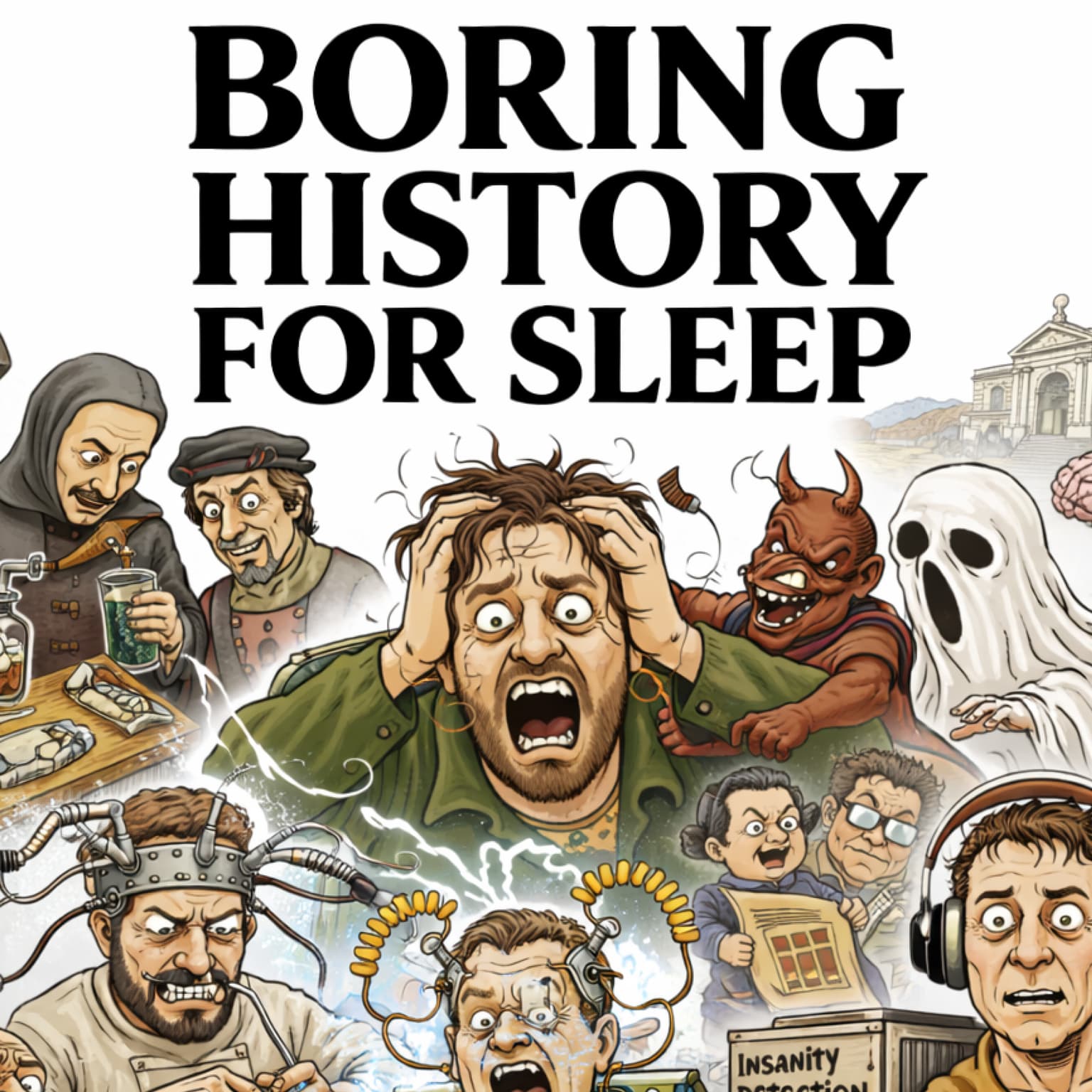 The Complete History of Schizophrenia: Misunderstood for Centuries 🧠 | Boring History for Sleep artwork