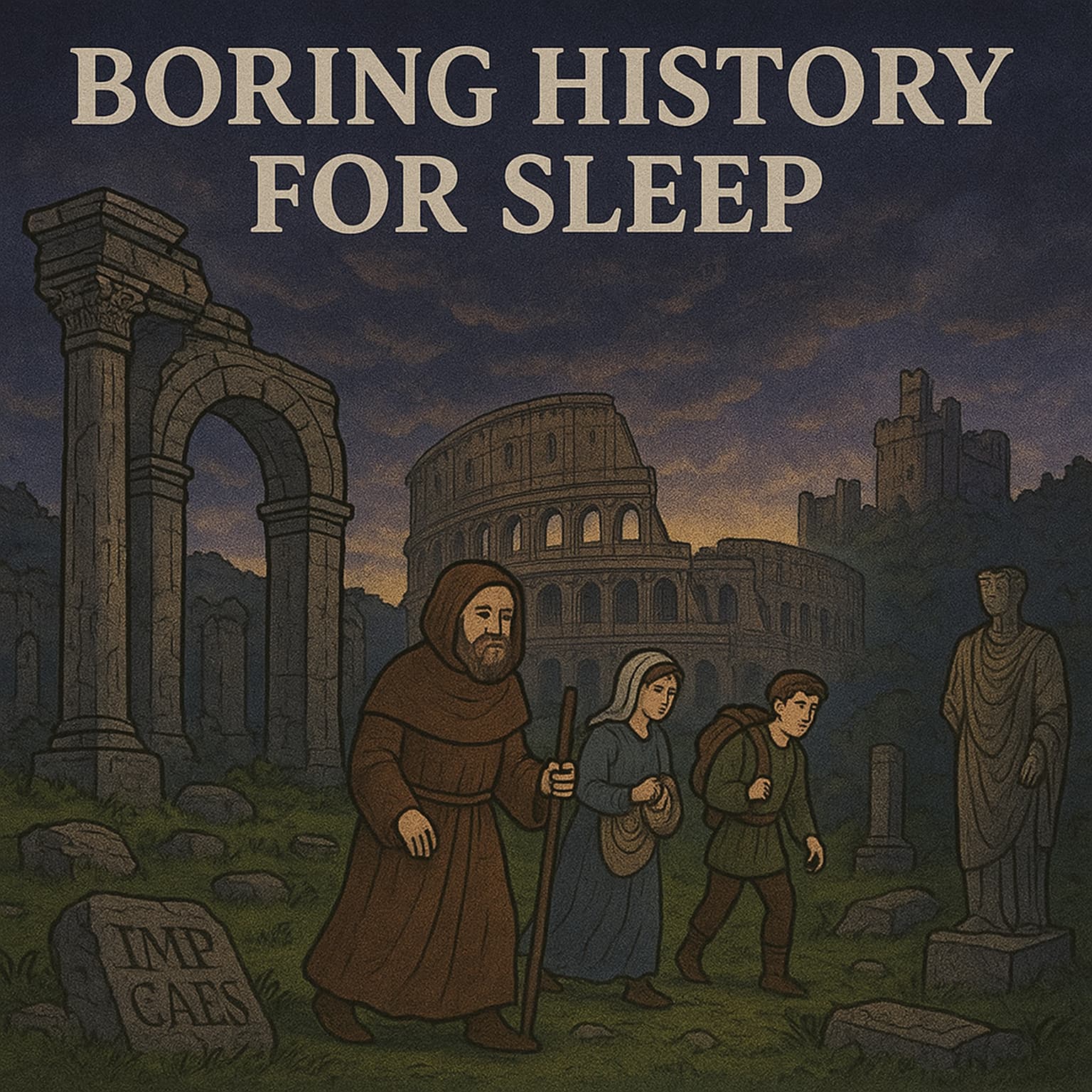 When Roman Cities Turned to Ruins in the Middle Ages 📜😴 | Boring History for Sleep artwork