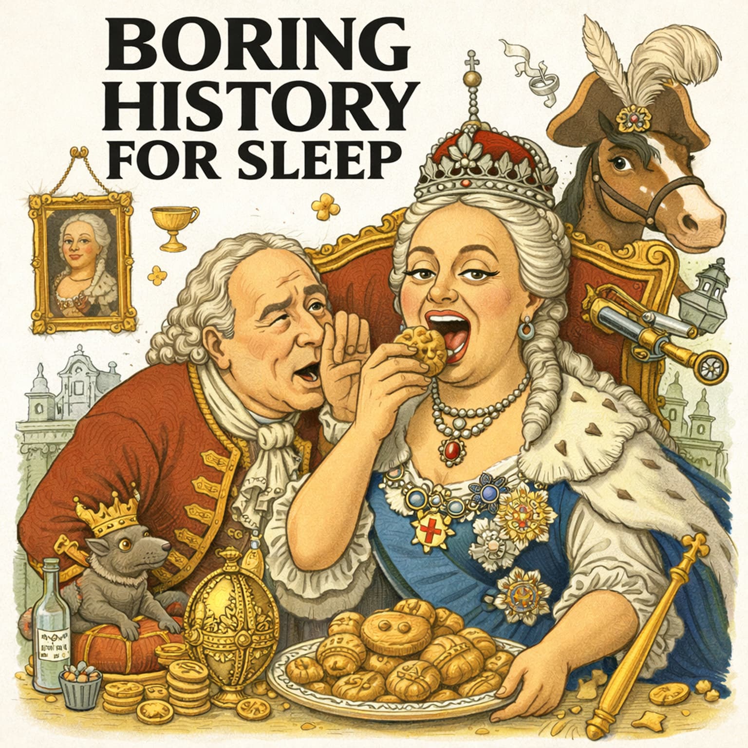 Icons of Power — Catherine the Great, the Empress Who Reshaped an Empire 👑 | Boring History for Sleep artwork