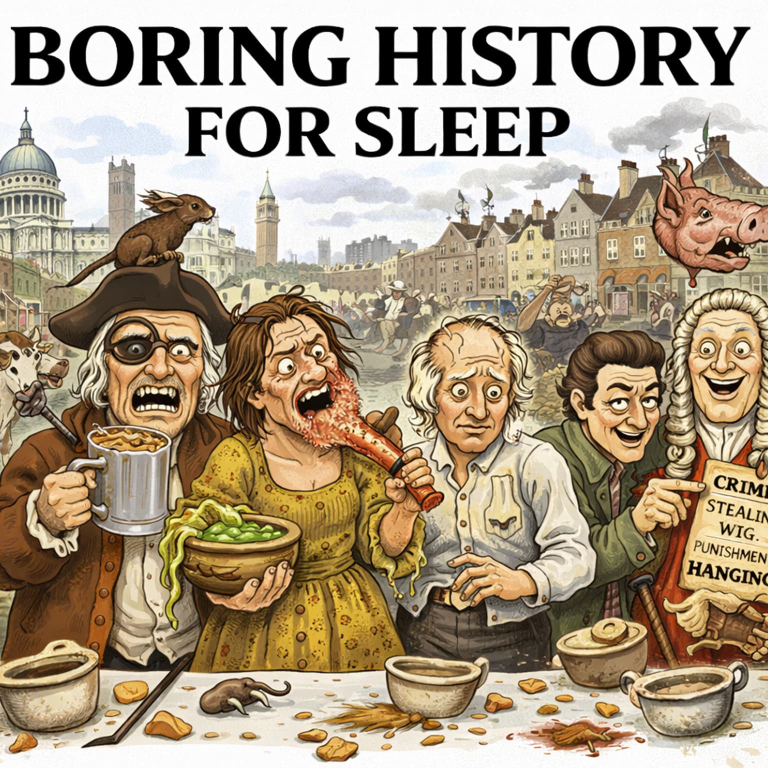 What It Was Actually Like to Live in 1700s London 🌫️ | Boring History for Sleep artwork