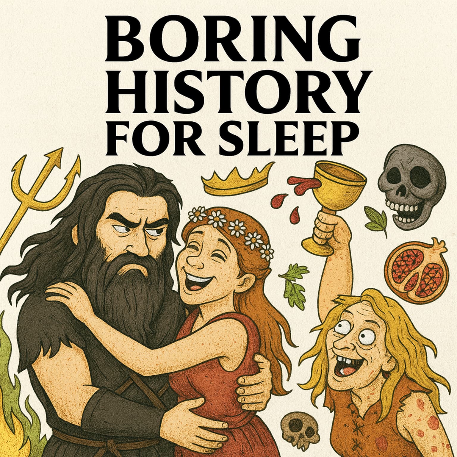 Boring History For Sleep | The Entire Story of Hades & Persephone 🌑🌿 artwork