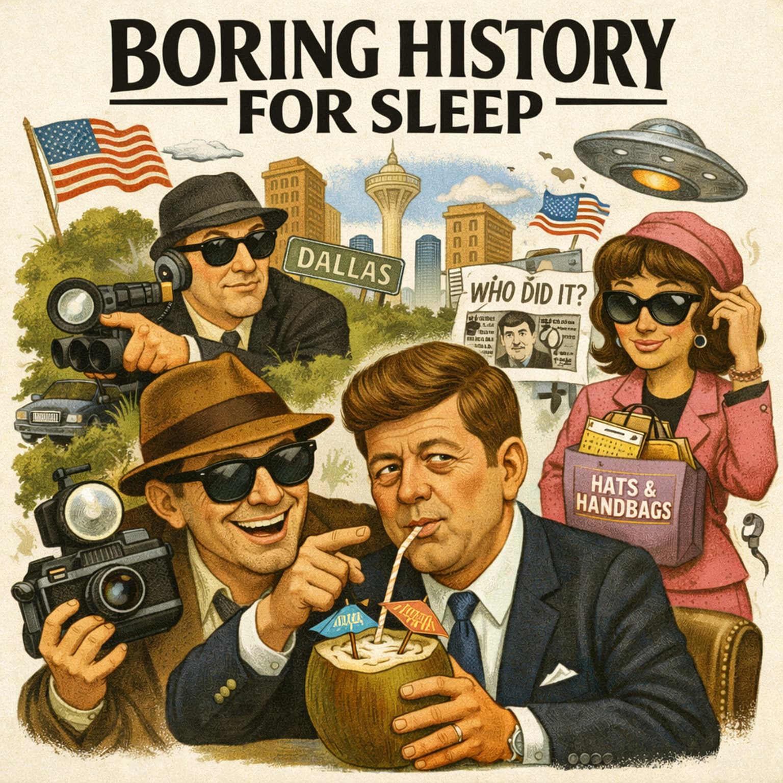 The Day JFK Was Assassinated 🇺🇸🔎 | The Mystery That Changed America | Boring History For Sleep artwork
