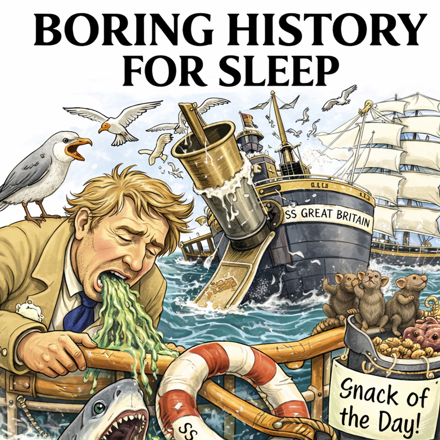 Could You Survive a Victorian Ocean Cruise on SS Great Britain 🚢 | Boring History for Sleep artwork