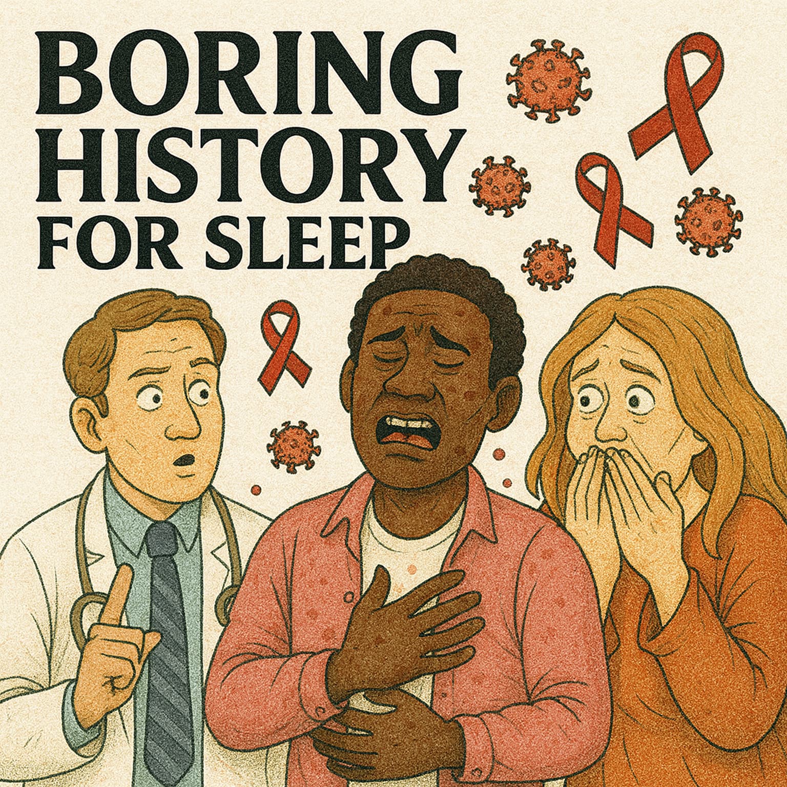 Boring History For Sleep | The AIDS Crisis: The People, the Science, the Fight 🕯️💊 artwork