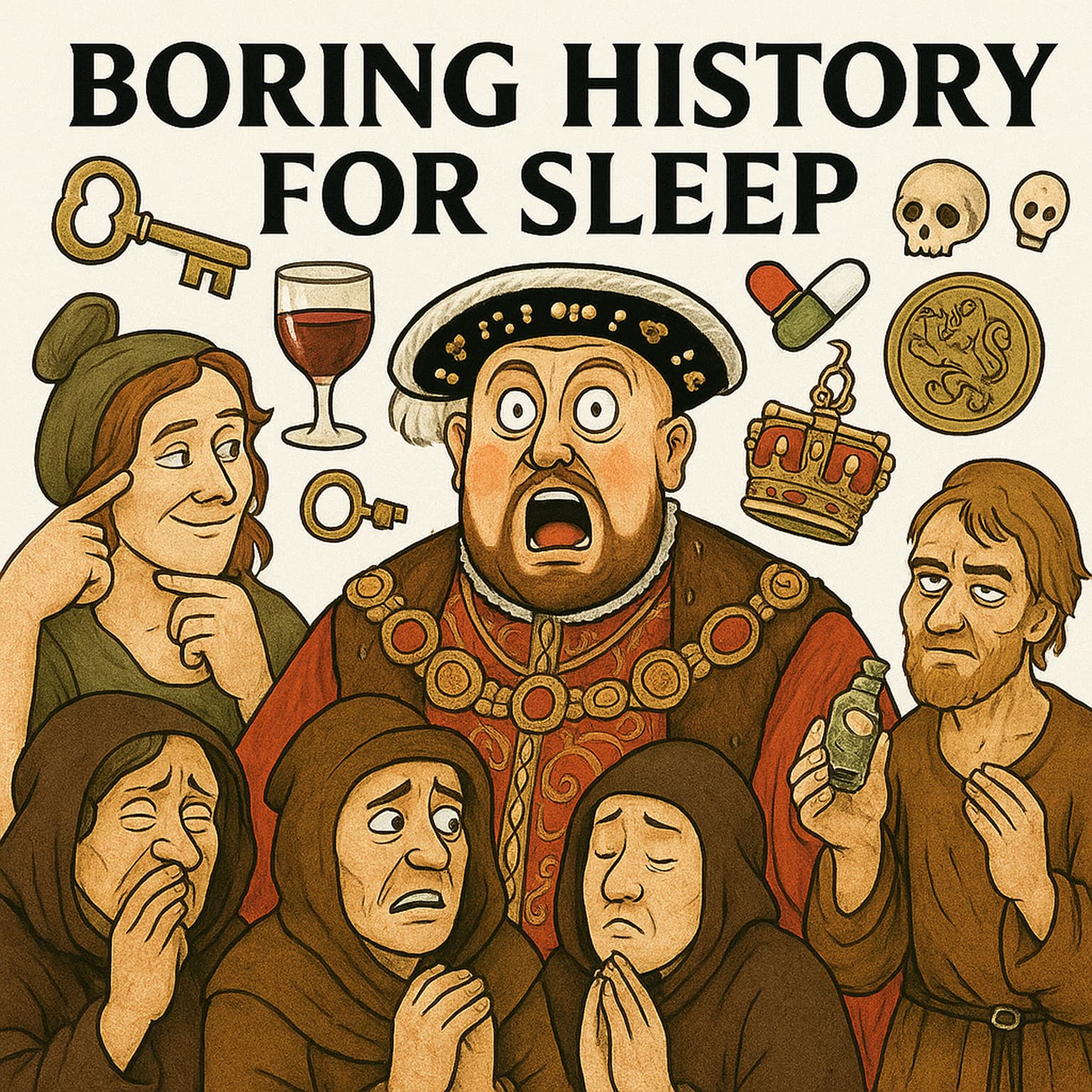 Boring History For Sleep | Royal Addictions: The Dark Side of British Monarchy 👀👑 artwork
