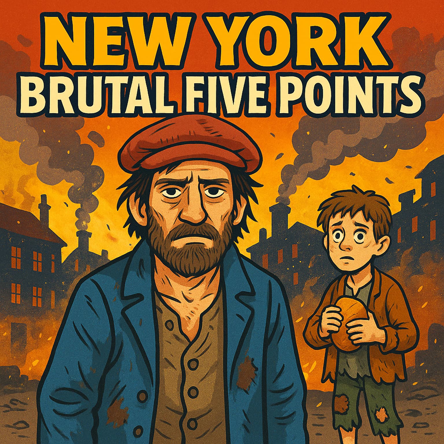Why You Wouldn’t Last A Day in New York’s Brutal Five Points Slum (1800s) | History For Sleep artwork