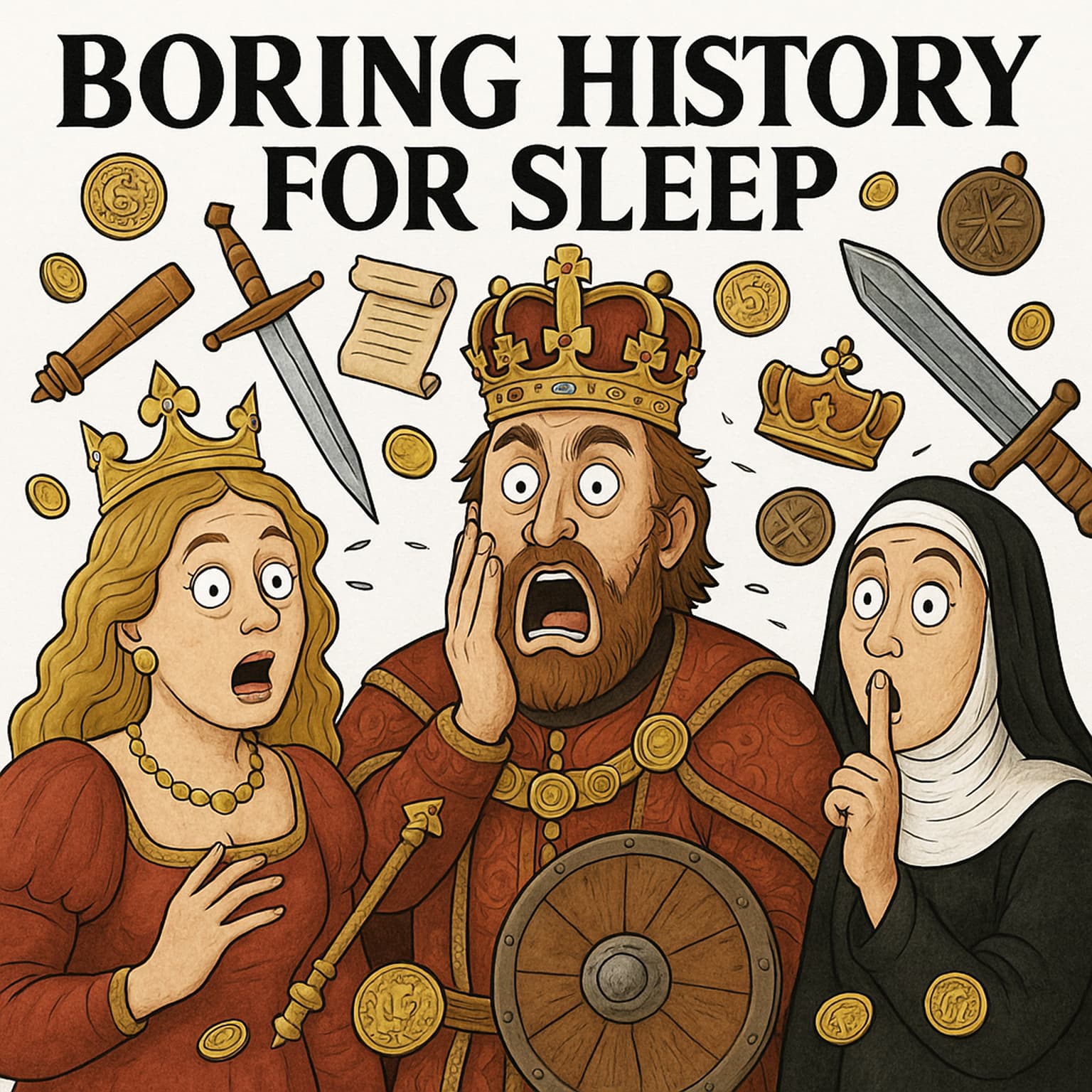 Worst Scandals of Medieval England | 👑💀 Boring History For Sleep artwork