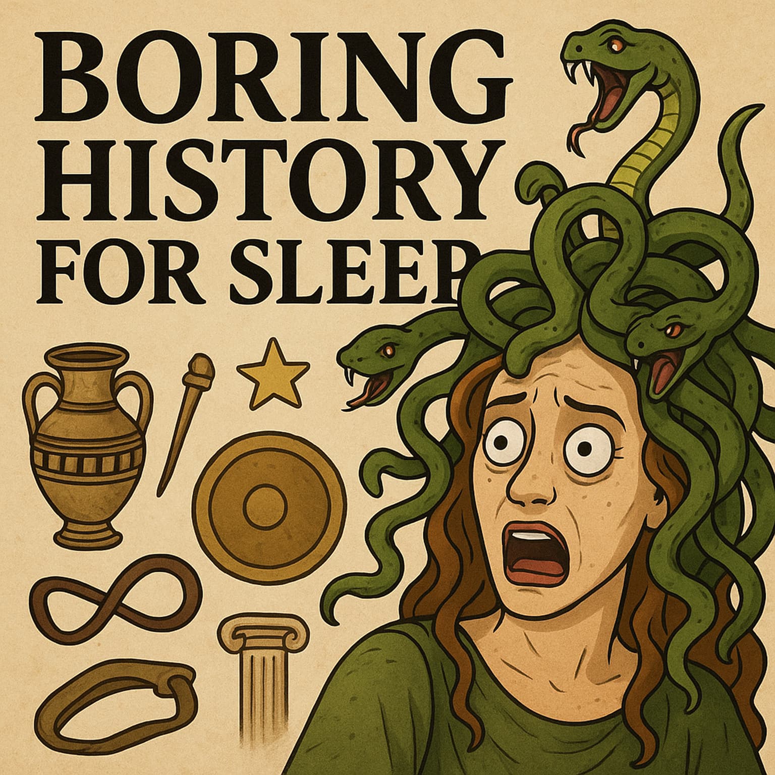 Medusa’s Tragic Life (Before She Got Snakes for Hair) | Boring History For Sleep artwork