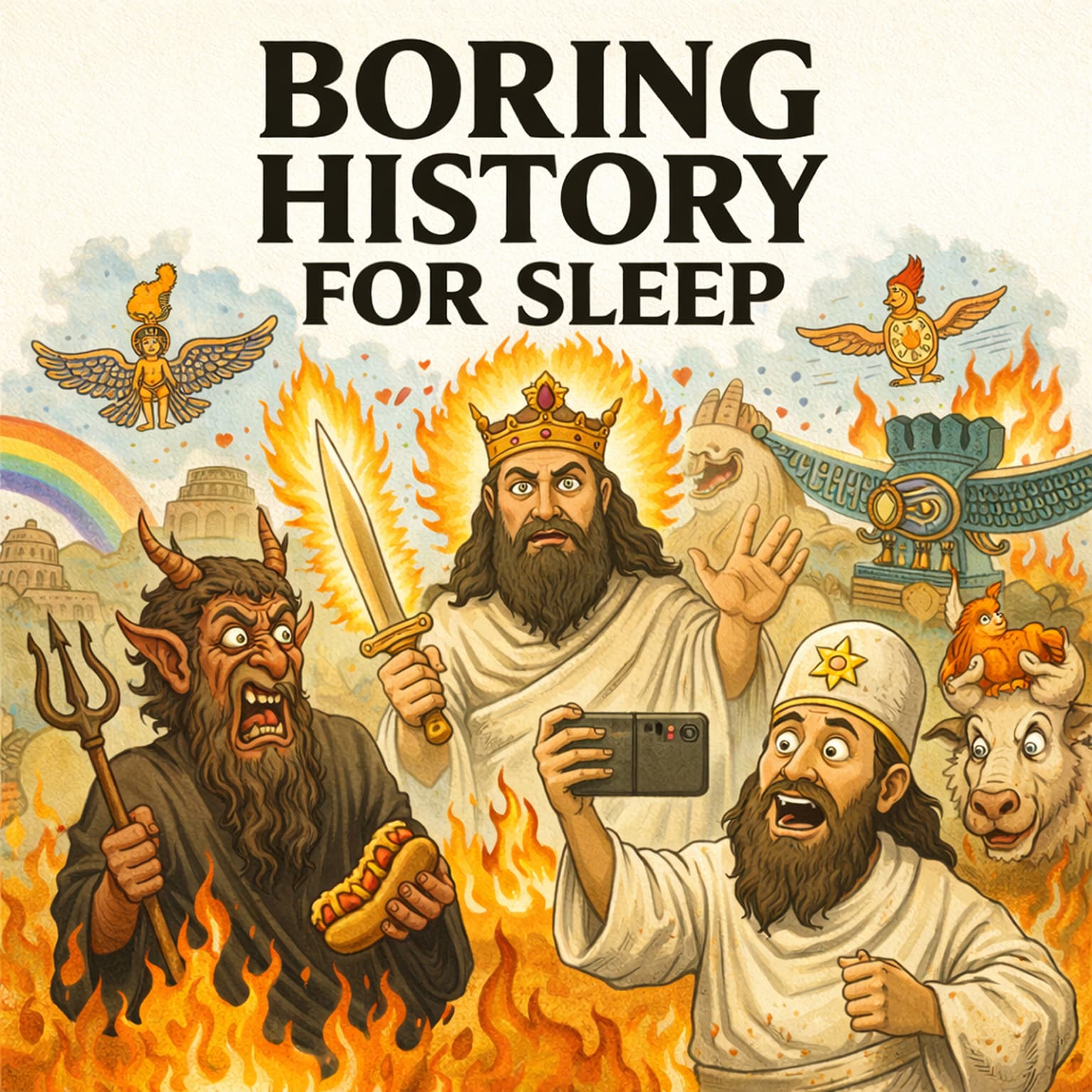 The Entire Story of Zoroastrian Mythology Explained 🔥 | Boring History for Sleep artwork