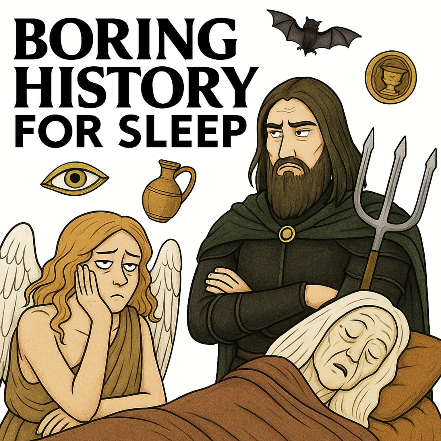 Boring History For Sleep | Greek Afterlife 101: Rivers, Judges & Eternal Regret 💀🕯️ artwork