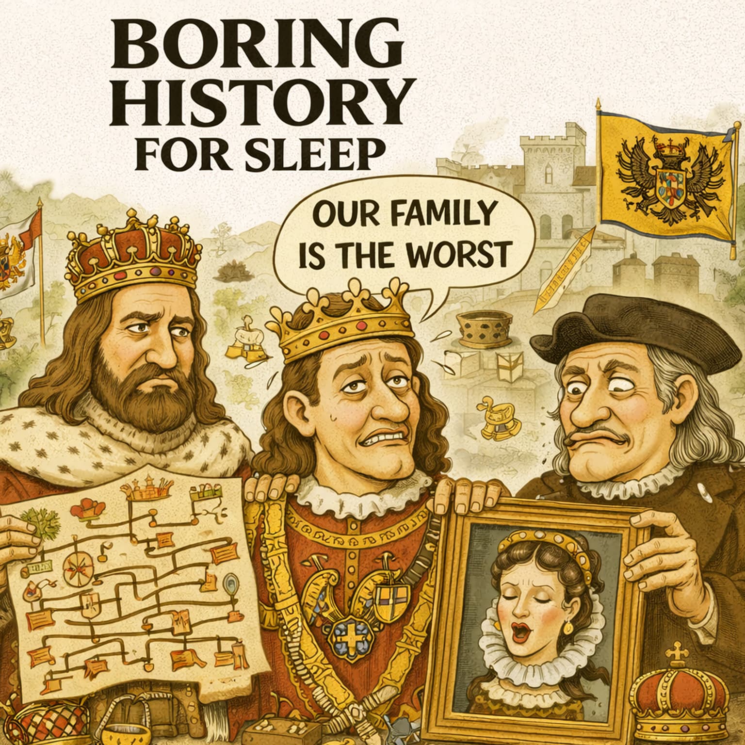 The House of Habsburg: Power, Marriage, and Empire 👑 | Boring History for Sleep artwork