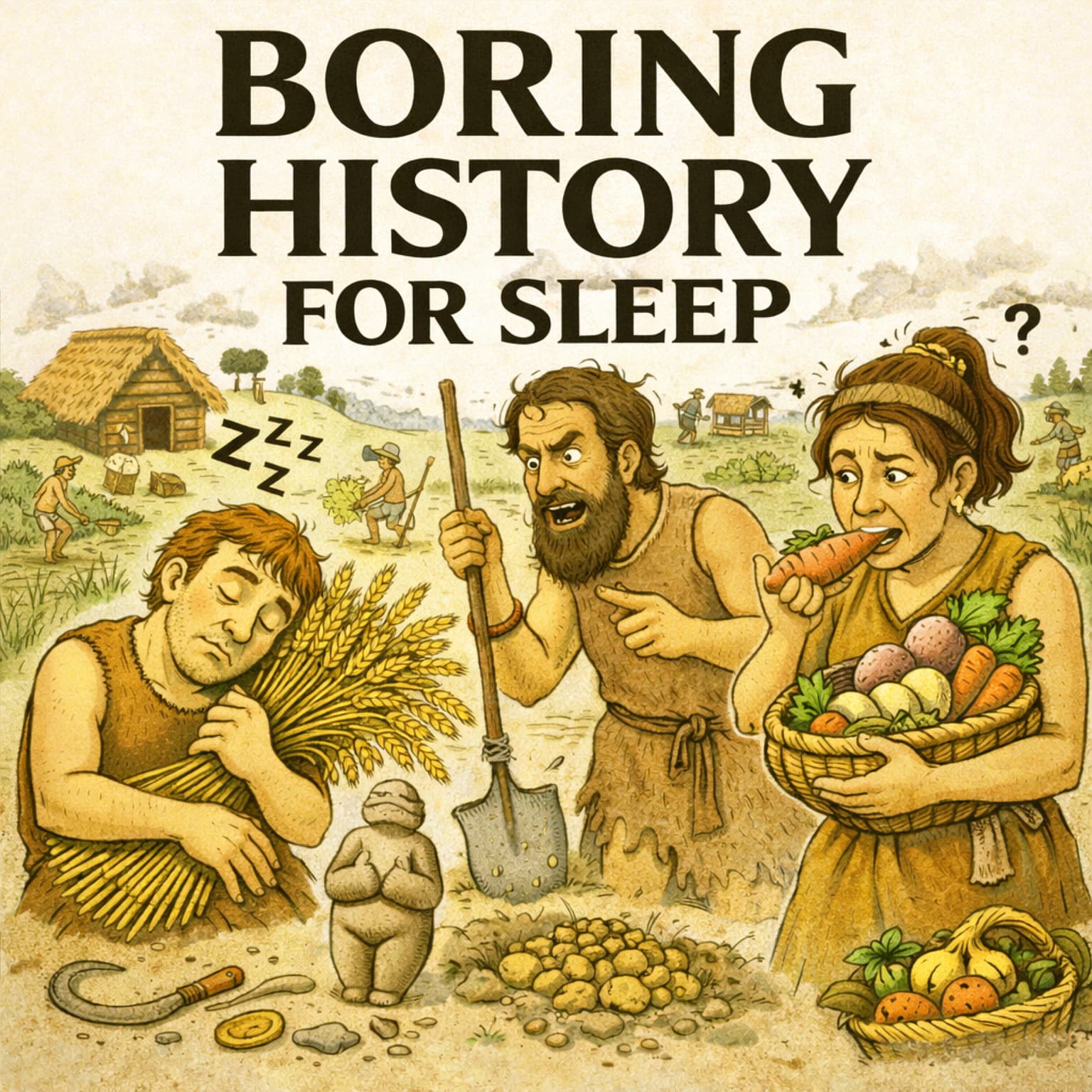 The Birth of Civilization — The First Farmers (20,000 BC to 8800 BC) 🌾 | Boring History for Sleep artwork